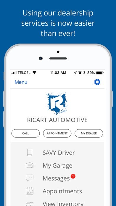 Emulate iPhone app Ricart Automotive using MyAndroid Emulate iPhone app Ricart Automotive using MyAndroid