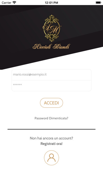 Emulate iPhone app Riccioli Biondi using MyAndroid Emulate iPhone app Riccioli Biondi using MyAndroid