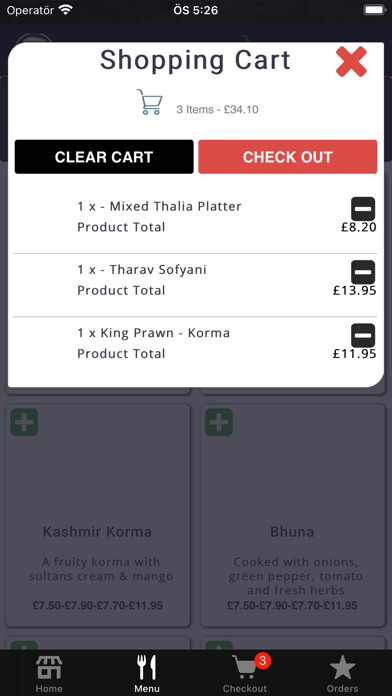 Emulate iPhone app Rice Box Indian Cafe using MyAndroid