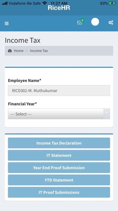Emulate iPhone app RiceHR ESS using MyAndroid Emulate iPhone app RiceHR ESS using MyAndroid