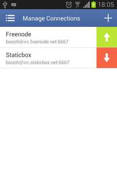 Emulate Android APK Rice IRC Client