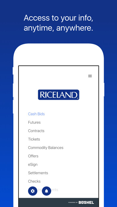 Emulate iPhone app Riceland Coop using MyAndroid