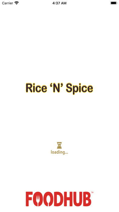 Emulate iPhone app Rice N Spice Leek using MyAndroid