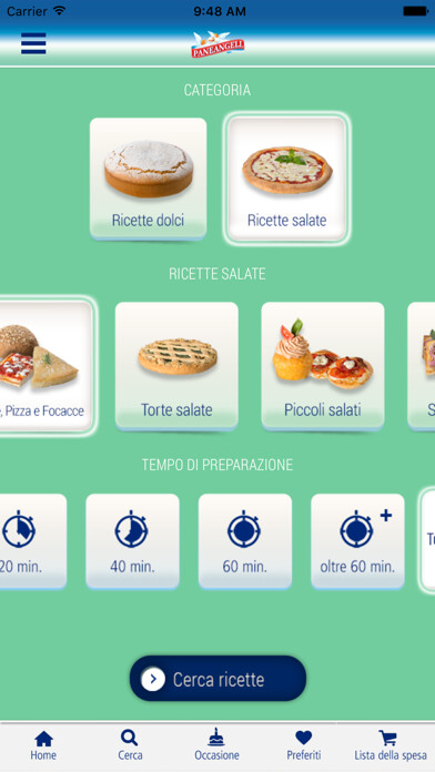 Emulate iPhone app RICETTARIO PANEANGELI using MyAndroid Emulate iPhone app RICETTARIO PANEANGELI using MyAndroid