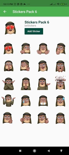 Run android online APK Rich Anime Muslim Memoji Stickers for Whatsapp from MyAndroid or emulate Rich Anime Muslim Memoji Stickers for Whatsapp using MyAndroid
