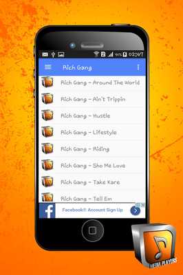 Emulate Android APK Rich Gang Songs