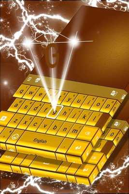 Emulate Android APK Rich Golden Keyboard Theme