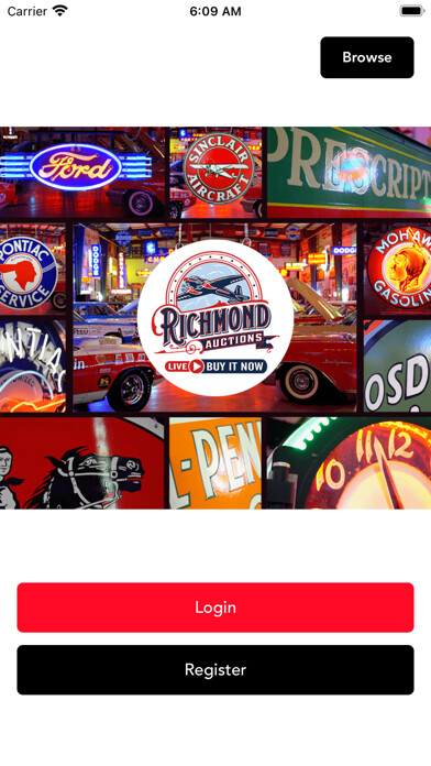 Emulate iPhone app Richmond Auctions Live Buy It using MyAndroid Emulate iPhone app Richmond Auctions Live Buy It using MyAndroid