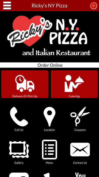 Emulate iPhone app Rickys NY Pizza using MyAndroid Emulate iPhone app Rickys NY Pizza using MyAndroid
