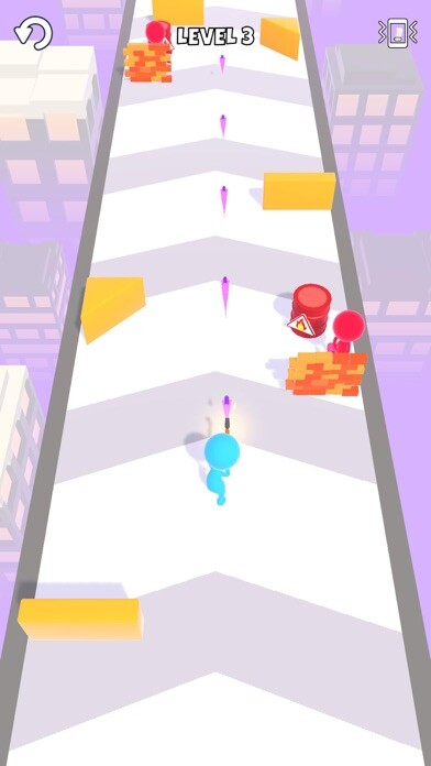 Emulate iPhone app Ricochet Run using MyAndroid