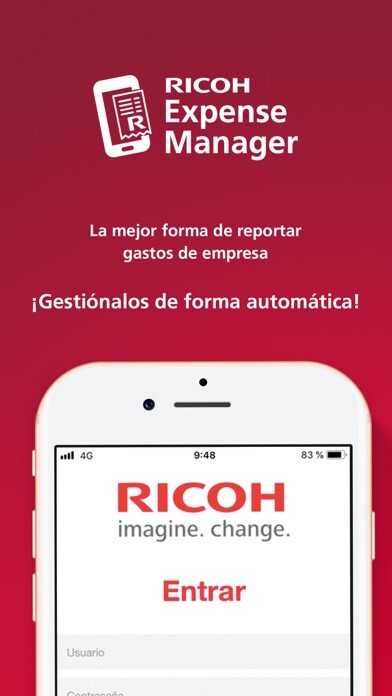 Emulate iPhone app Ricoh Expense Manager using MyAndroid Emulate iPhone app Ricoh Expense Manager using MyAndroid