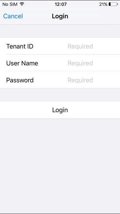 Emulate iPhone app RICOH FlexRelease CX using MyAndroid