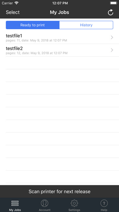 Emulate iPhone app RICOH InfoPrint Manager using MyAndroid Emulate iPhone app RICOH InfoPrint Manager using MyAndroid