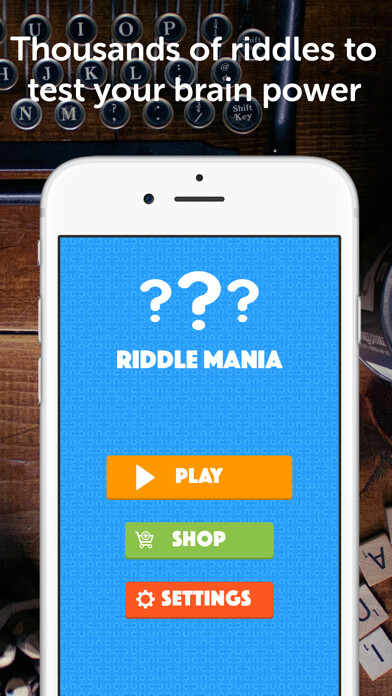 Emulate iPhone app Riddle Mania - Word guess game using MyAndroid Emulate iPhone app Riddle Mania - Word guess game using MyAndroid
