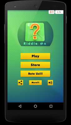 Emulate Android APK Riddle Me ~ Free Brain Game Emulate Android APK Riddle Me ~ Free Brain Game