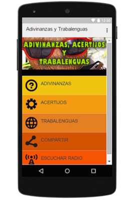 Emulate Android APK Riddles and tongue twisters Emulate Android APK Riddles and tongue twisters