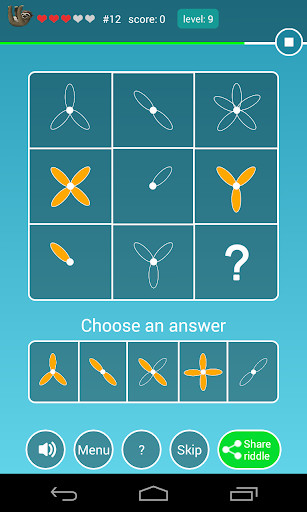 Run android online APK Riddles, visual logic puzzles from MyAndroid or emulate Riddles, visual logic puzzles using MyAndroid