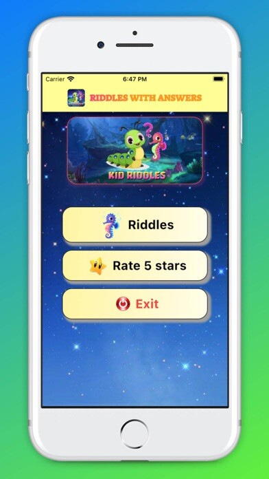 Emulate iPhone app Riddles With Answer using MyAndroid