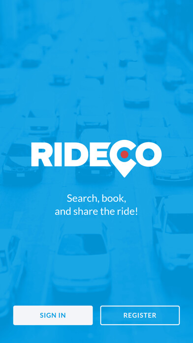 Emulate iPhone app RideCo Waterloo using MyAndroid