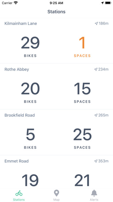 Emulate iPhone app Ride: Multi City Bike Share using MyAndroid