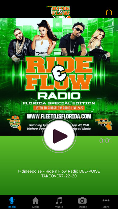 Emulate iPhone app RIDE N FLOW RADIO - FLORIDA using MyAndroid Emulate iPhone app RIDE N FLOW RADIO - FLORIDA using MyAndroid
