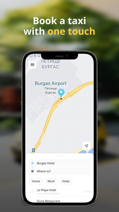 Emulate iPhone app Ridenow Taxi using MyAndroid