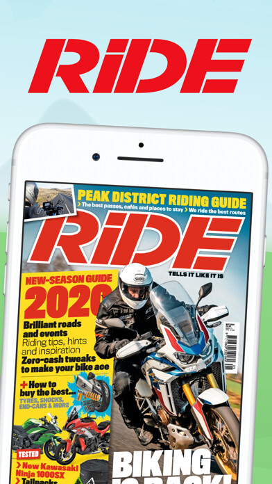 Emulate iPhone app RiDE: The Motorcycle Magazine using MyAndroid