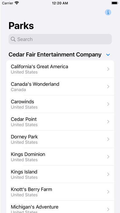 Emulate iPhone app Ride Wait Times using MyAndroid Emulate iPhone app Ride Wait Times using MyAndroid