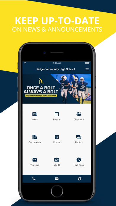 Emulate iPhone app Ridge Community High School using MyAndroid Emulate iPhone app Ridge Community High School using MyAndroid