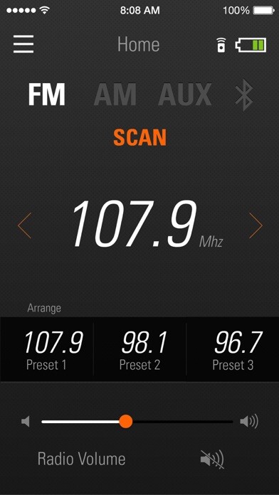 Emulate iPhone app RIDGID Radio using MyAndroid