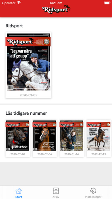Emulate iPhone app Ridsport using MyAndroid Emulate iPhone app Ridsport using MyAndroid