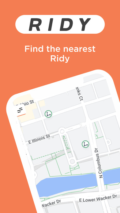 Emulate iPhone app Ridy: Ride Around Town using MyAndroid
