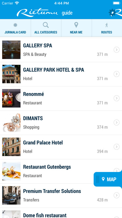Emulate iPhone app RietumuGuide using MyAndroid