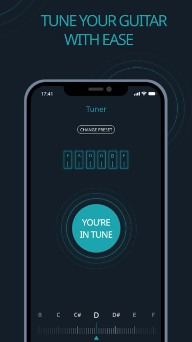 Emulate iPhone app Rifster - Metronome and Tuner using MyAndroid