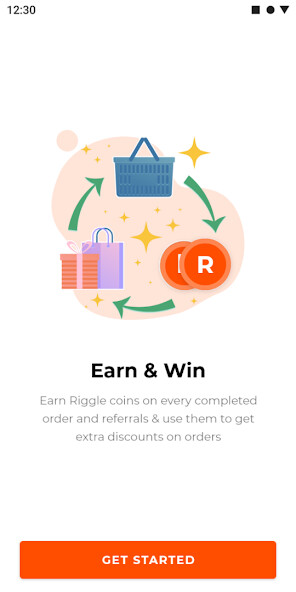 Run android online APK Riggle - B2B Ordering App for  from MyAndroid or emulate Riggle - B2B Ordering App for  using MyAndroid