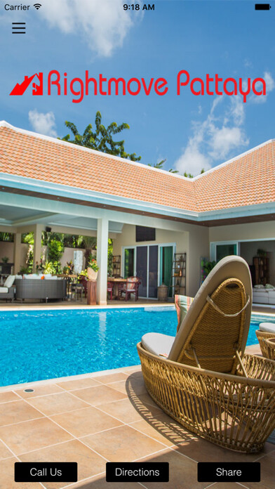 Emulate iPhone app Rightmove Pattaya using MyAndroid