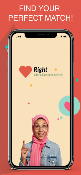 Emulate iPhone app Right - Muslim Social App using MyAndroid