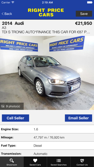 Emulate iPhone app Right Price Cars using MyAndroid Emulate iPhone app Right Price Cars using MyAndroid