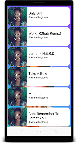 Run android online APK Rihanna Ringtones from MyAndroid or emulate Rihanna Ringtones using MyAndroid