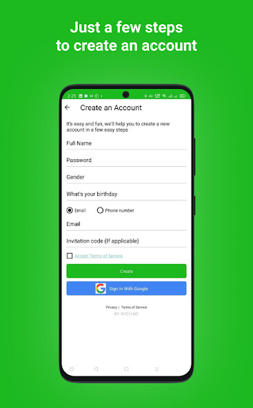 Run android online APK Riich from MyAndroid or emulate Riich using MyAndroid