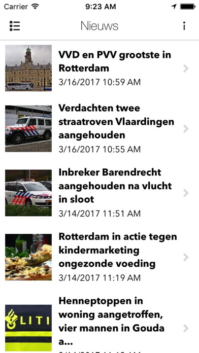 Emulate iPhone app Rijnmond24 using MyAndroid Emulate iPhone app Rijnmond24 using MyAndroid