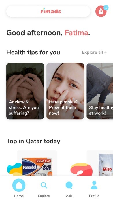 Emulate iPhone app Rimads - Health & Wellness using MyAndroid Emulate iPhone app Rimads - Health & Wellness using MyAndroid