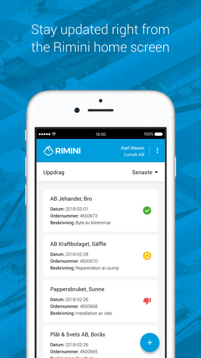 Emulate iPhone app Rimini Risk Management using MyAndroid