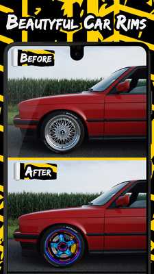 Emulate Android APK Rims On My Car - Tire wheel Photo Editor!