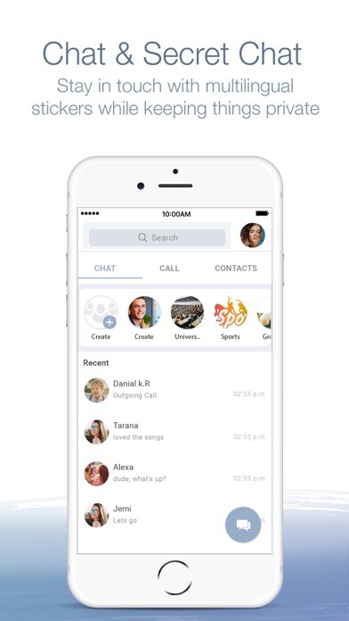 Emulate iPhone app ringID Messenger using MyAndroid