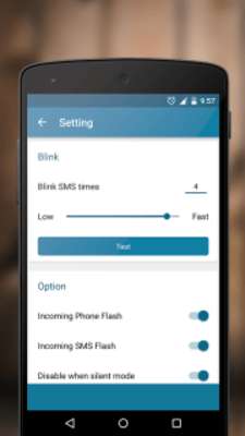 Emulate Android APK Ringing Flashlight