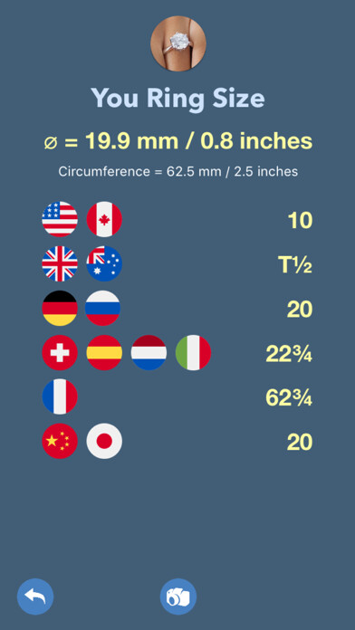 Emulate iPhone app Ring Size Meter accurate sizer using MyAndroid Emulate iPhone app Ring Size Meter accurate sizer using MyAndroid