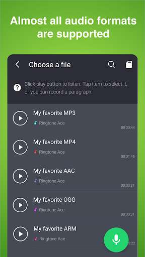 Run android online APK Ringtone Ace - Free Ringtone Maker & MP3 Cutter from MyAndroid or emulate Ringtone Ace - Free Ringtone Maker & MP3 Cutter using MyAndroid