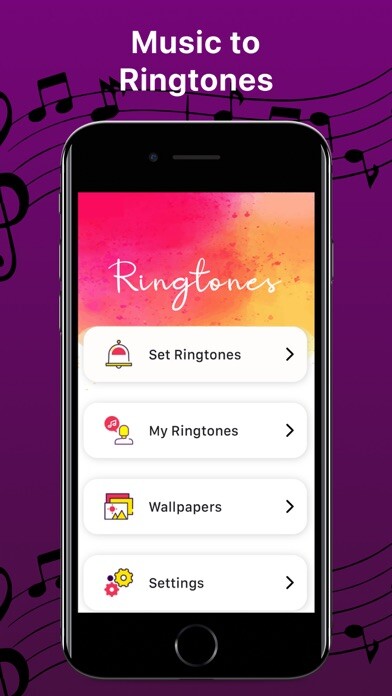 Emulate iPhone app Ringtone Maker - Ringtones using MyAndroid