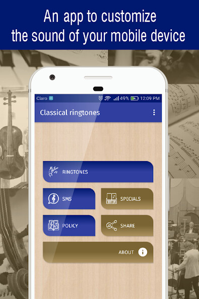Run android online APK ringtones classical music from MyAndroid or emulate ringtones classical music using MyAndroid